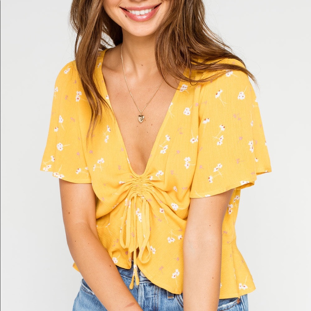 Lumiére Yellow blouse
